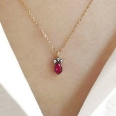 Damla Rose Altın Kolye