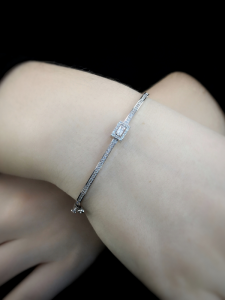 Beyaz Altın Baget Bilezik