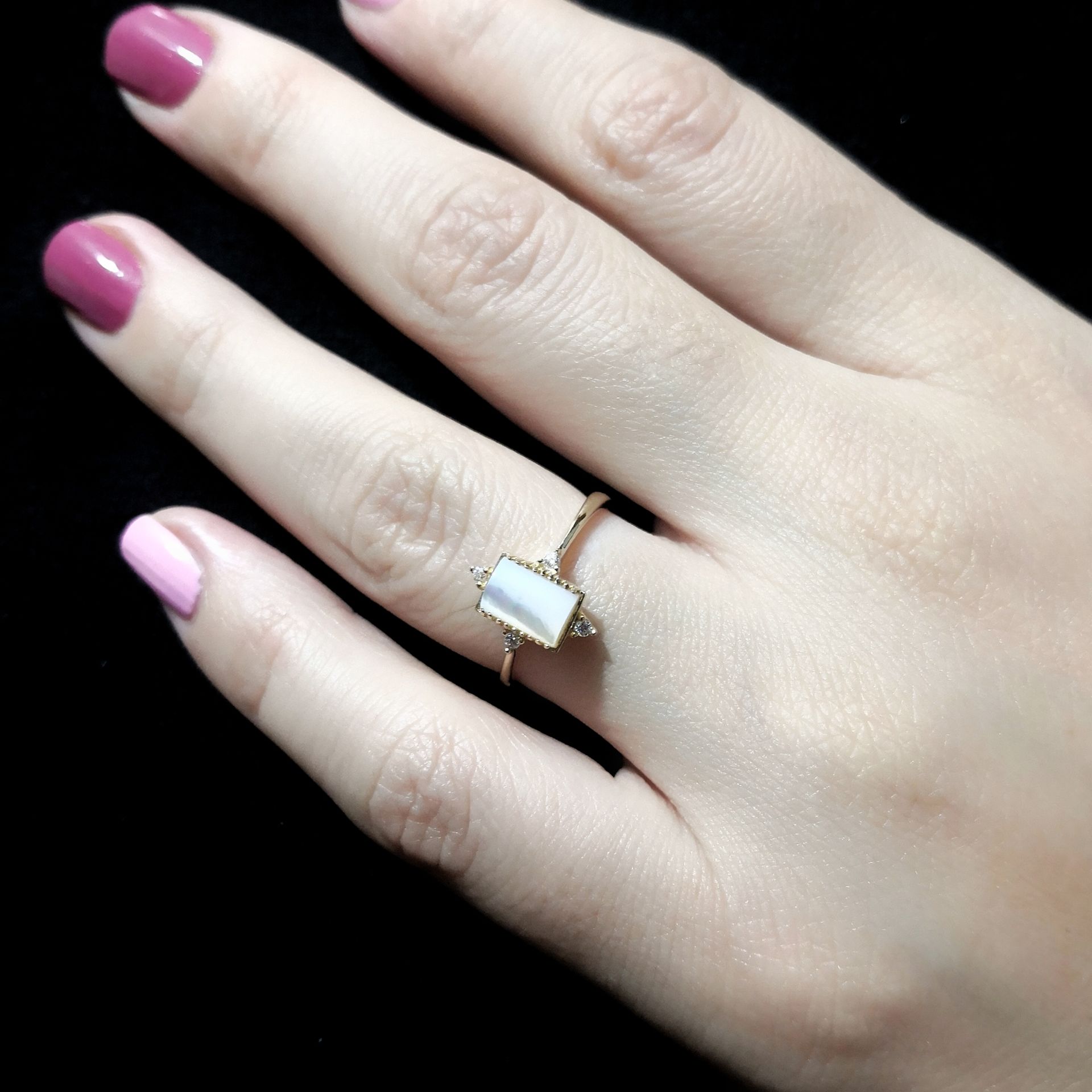 Altın Sedef Yüzük