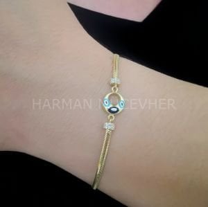 Altın Mineli Nazar Bileklik