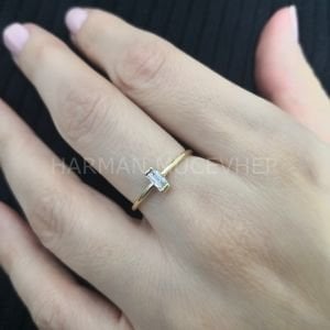 Altın Mini Baget Yüzük