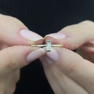 Altın Mini Baget Yüzük