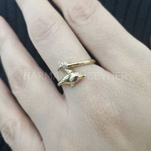 Altın Yunus Yüzük