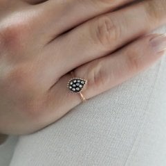 0.11 Karat Elmas Damla Yüzük