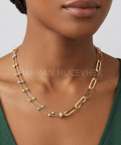 Altın Royal Link Kolye