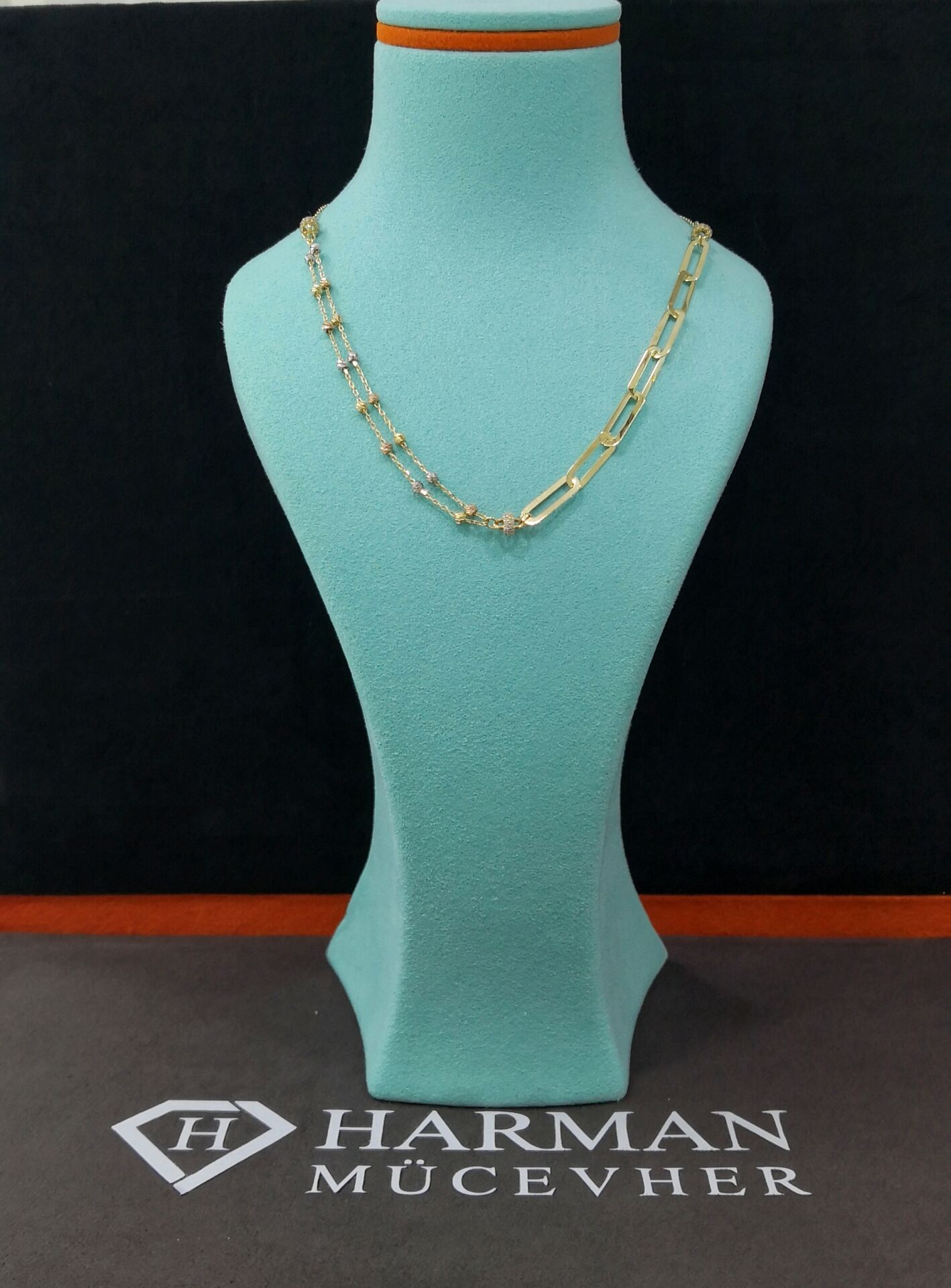 Altın Royal Link Kolye