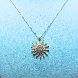 Altın Güneş Kolye