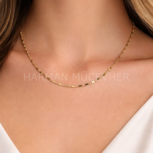 Lumea Gold Kutu Zincir Kolye