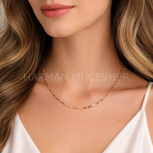 Lumea Gold Kutu Zincir Kolye