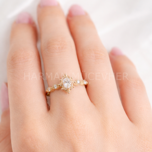 0.28 Karat Pırlanta Vintage Yüzük