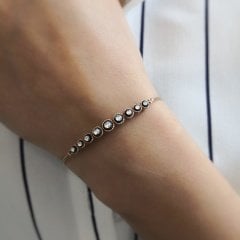 0.22 Karat Elmas Sırataş Bileklik