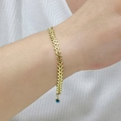 Nazar Boncuklu Başak Bileklik