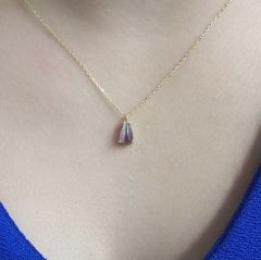 Damla Aytaşı Altın Kolye