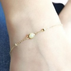 Minimal Dorika Altın Bileklik