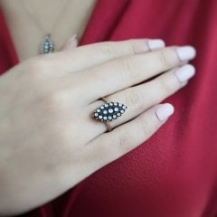0.29 Karat Elmas Mekik Yüzük